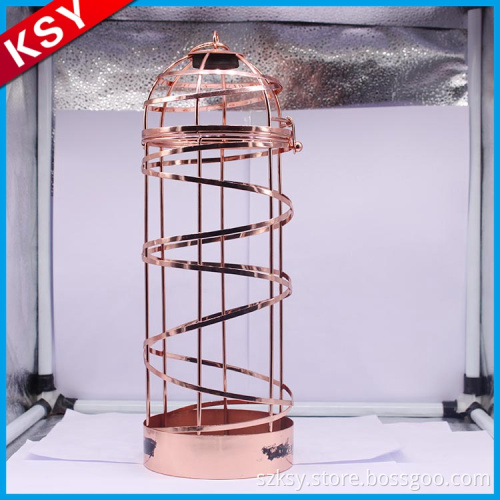 Fashionable Design Excellent Quality Tall Metal Bottle Holders Novelty Wine Rack For Sale